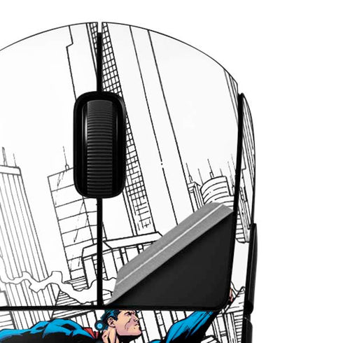 DC Comics Superman Super Speed Flying Over City G Pro Wireless Gaming Mouse Skin