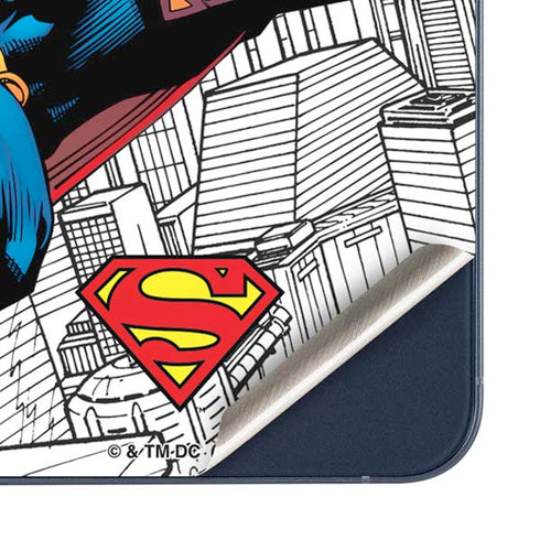 DC Comics Superman Super Speed Flying Over City Galaxy A36 5G Skin
