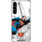 DC Comics Superman Super Speed Flying Over City Galaxy S24 FE Clear Case