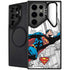 DC Comics Superman Super Speed Flying Over City Galaxy S25 Ultra Kickstand Case