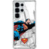 DC Comics Superman Super Speed Flying Over City Galaxy S25 Ultra Clear Case