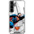 DC Comics Superman Super Speed Flying Over City Galaxy S26 Plus Clear Case