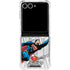 DC Comics Superman Super Speed Flying Over City Galaxy Z Flip7 Clear Case