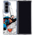 DC Comics Superman Super Speed Flying Over City Galaxy Z Fold5 5G Clear Case