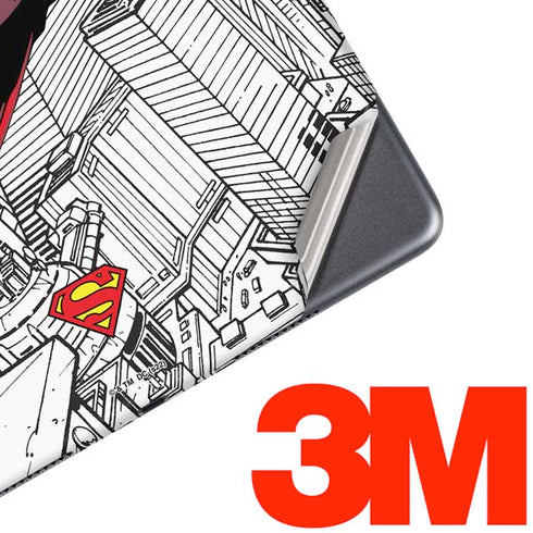 DC Comics Superman Super Speed Flying Over City iPad Skins