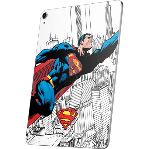 DC Comics Superman Super Speed Flying Over City Apple iPad Air Skin