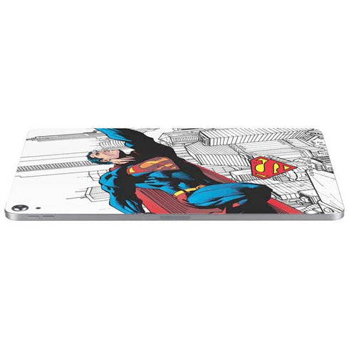 DC Comics Superman Super Speed Flying Over City Apple iPad Air Skin