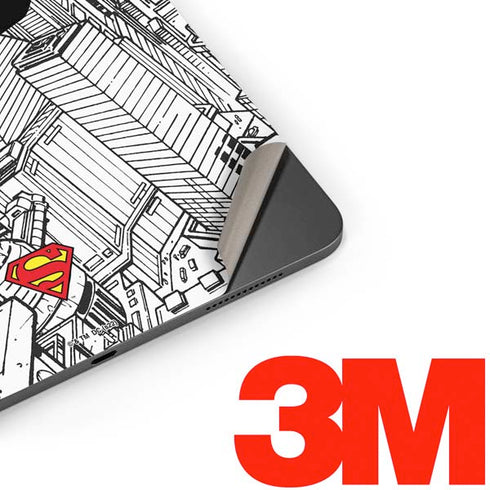 DC Comics Superman Super Speed Flying Over City Apple iPad Pro Skin