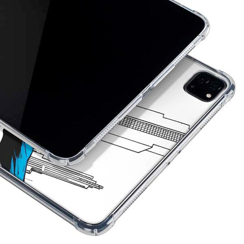DC Comics Superman Super Speed Flying Over City iPad Pro 11in (2024) Clear Case