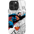 DC Comics Superman Super Speed Flying Over City iPhone 15 Pro Impact Case