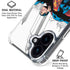 DC Comics Superman Super Speed Flying Over City iPhone 16 Plus Clear Case