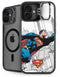 DC Comics Superman Super Speed Flying Over City iPhone 16 Plus Kickstand Case