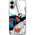DC Comics Superman Super Speed Flying Over City iPhone 16 Plus Skin
