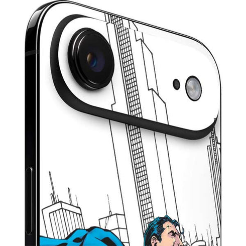 DC Comics Superman Super Speed Flying Over City iPhone 17 Air Skin