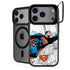 DC Comics Superman Super Speed Flying Over City iPhone 17 Pro Kickstand Case
