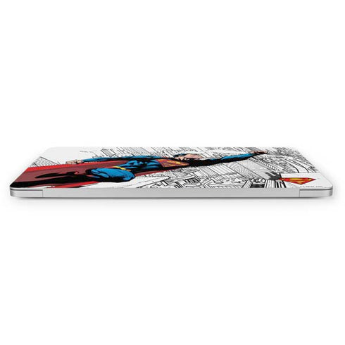 DC Comics Superman Super Speed Flying Over City Apple MacBook Pro 16-inch Skin