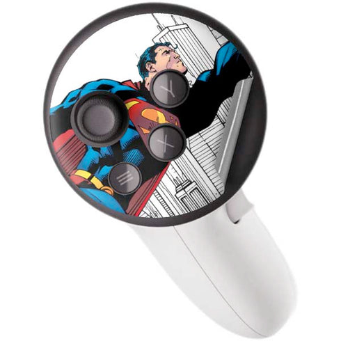 DC Comics Superman Super Speed Flying Over City Meta Quest 3S Skin
