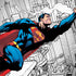 DC Comics Superman Super Speed Flying Over City PlayStation 4 Gold Wireless Headset Skin