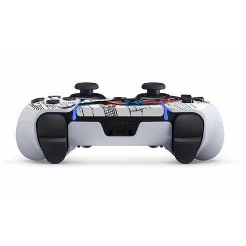 DC Comics Superman Super Speed Flying Over City PS5 DualSense Edge Pro Controller Skin