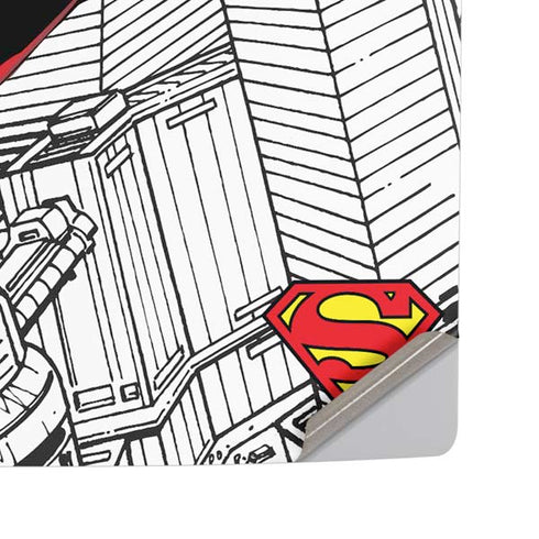 DC Comics Superman Super Speed Flying Over City PS5 Pro Disk Console Skin