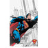 DC Comics Superman Super Speed Flying Over City PS5 Slim Digital Edition Console Skin