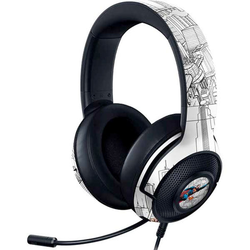 DC Comics Superman Super Speed Flying Over City Razer Kraken X Skin