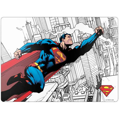 DC Comics Superman Super Speed Flying Over City Surface Laptop 7 13.8in Skin