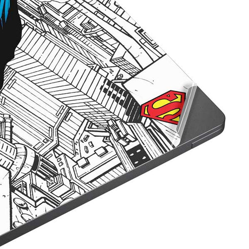 DC Comics Superman Super Speed Flying Over City Surface Laptop 7 15in Skin