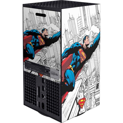 DC Comics Superman Super Speed Flying Over City XBox Series X Digital Edition Bundle Skin