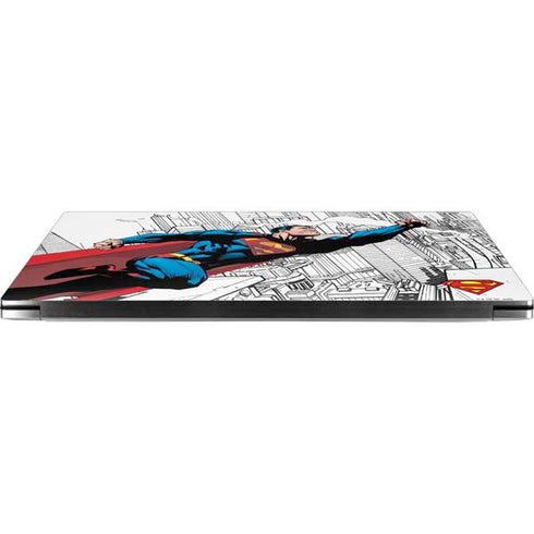 DC Comics Superman Super Speed Flying Over City Dell XPS Skin
