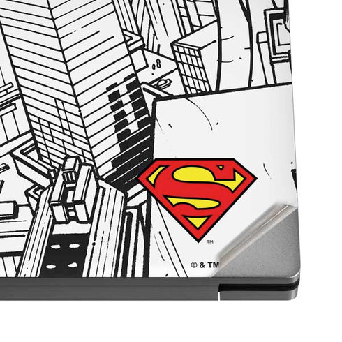 DC Comics Superman Super Speed Flying Over City Dell XPS Skin
