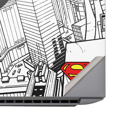 DC Comics Superman Super Speed Flying Over City HP ZBook Fury 16 G10 Skin