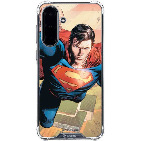DC Comics Superman Flying Pose Action Comics #957 Art by Patch Zircher Galaxy A36 5G Clear Case