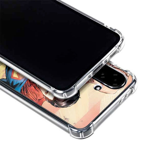 DC Comics Superman Flying Pose Action Comics #957 Art by Patch Zircher Galaxy A36 5G Clear Case