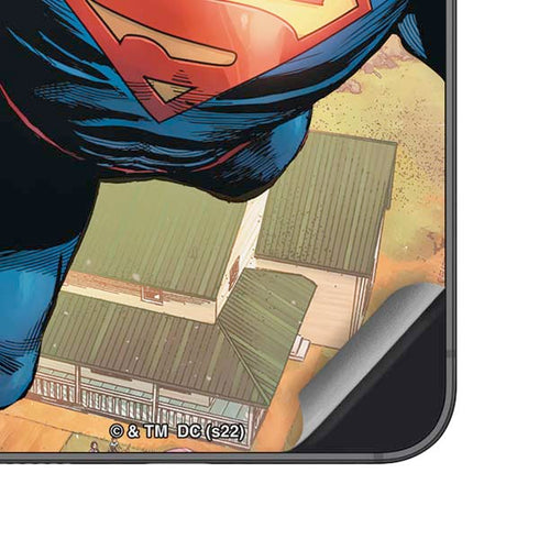 DC Comics Superman Flying Pose Action Comics #957 Art by Patch Zircher Galaxy S24 Plus Skin