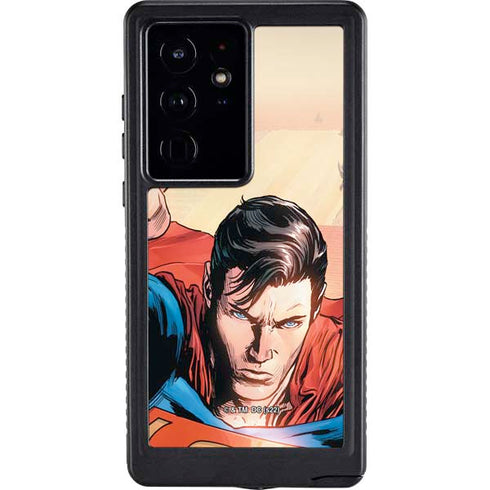 DC Comics Superman Flying Pose Action Comics #957 Art by Patch Zircher Galaxy S24 Ultra Waterproof Case