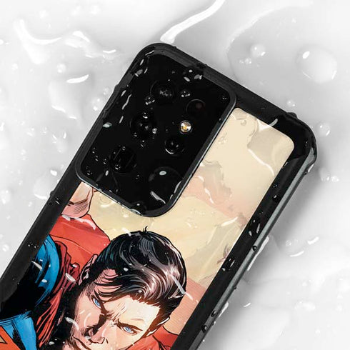 DC Comics Superman Flying Pose Action Comics #957 Art by Patch Zircher Galaxy S24 Ultra Waterproof Case