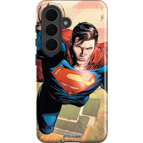 DC Comics Superman Flying Pose Action Comics #957 Art by Patch Zircher Galaxy S26 Plus Impact Case