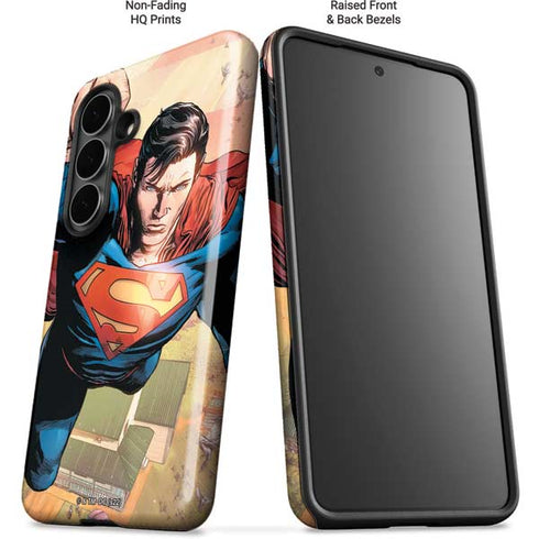 DC Comics Superman Flying Pose Action Comics #957 Art by Patch Zircher Galaxy S26 Plus Impact Case