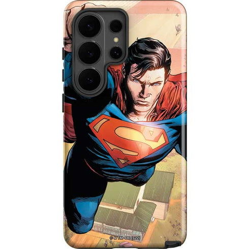 DC Comics Superman Flying Pose Action Comics #957 Art by Patch Zircher Galaxy S26 Ultra Impact Case
