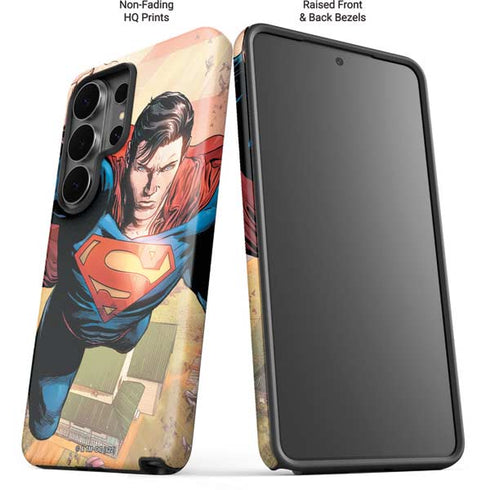 DC Comics Superman Flying Pose Action Comics #957 Art by Patch Zircher Galaxy S26 Ultra Impact Case