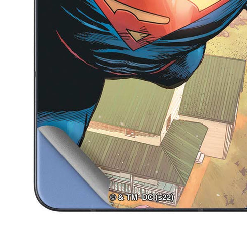 DC Comics Superman Flying Pose Action Comics #957 Art by Patch Zircher Galaxy Z Fold5 5G Skin