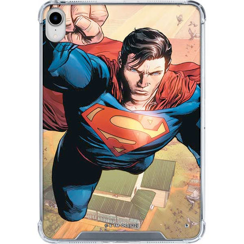 DC Comics Superman Flying Pose Action Comics #957 Art by Patch Zircher iPad 11th Gen (2025) Clear Case