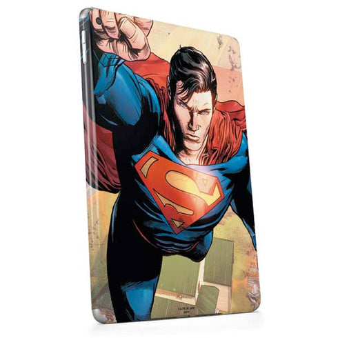 DC Comics Superman Flying Pose Action Comics #957 Art by Patch Zircher Apple iPad Skin