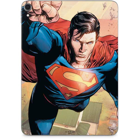 DC Comics Superman Flying Pose Action Comics #957 Art by Patch Zircher Apple iPad Pro Skin