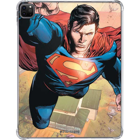 DC Comics Superman Flying Pose Action Comics #957 Art by Patch Zircher iPad Pro 11in (2024) Clear Case