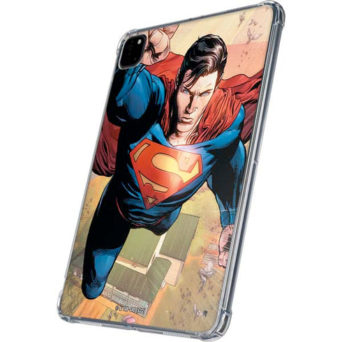 DC Comics Superman Flying Pose Action Comics #957 Art by Patch Zircher iPad Pro 11in (2024) Clear Case