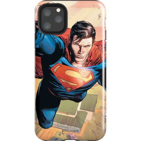 DC Comics Superman Flying Pose Action Comics #957 Art by Patch Zircher iPhone Cases