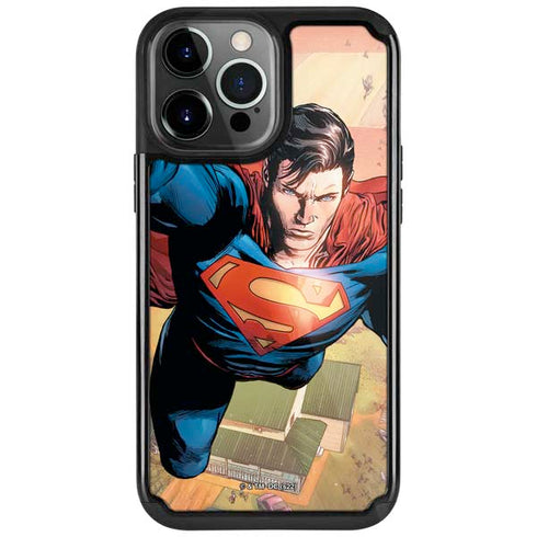 DC Comics Superman Flying Pose Action Comics #957 Art by Patch Zircher iPhone Cases