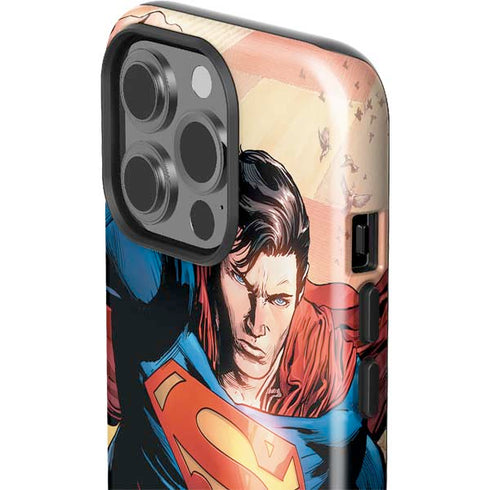 DC Comics Superman Flying Pose Action Comics #957 Art by Patch Zircher iPhone 15 Pro Impact Case